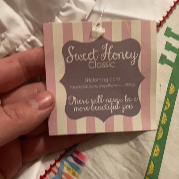 Sweet Honey Classic Peasant summer Dress Sz 5 - Picture 5 of 5